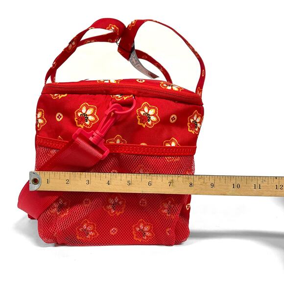 Vera Bradley Lighten Up NFL KC Chiefs Cooler New $110 Red Yellow Bandana Tote - Picture 11 of 12